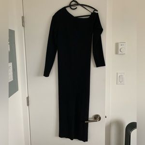 One shoulder long dress